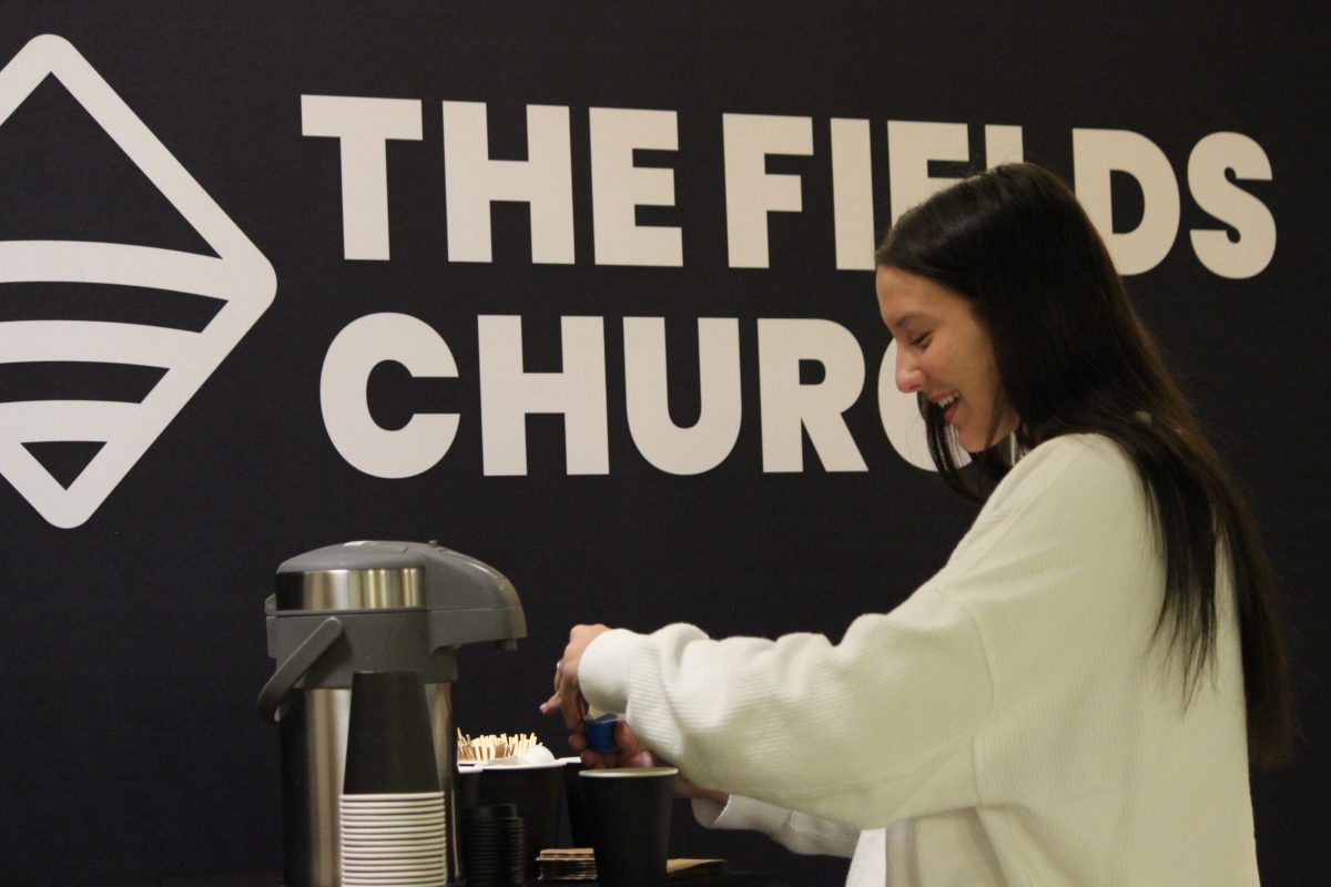 Pastors talking at The Fields Church in State College, Pennsylvania.